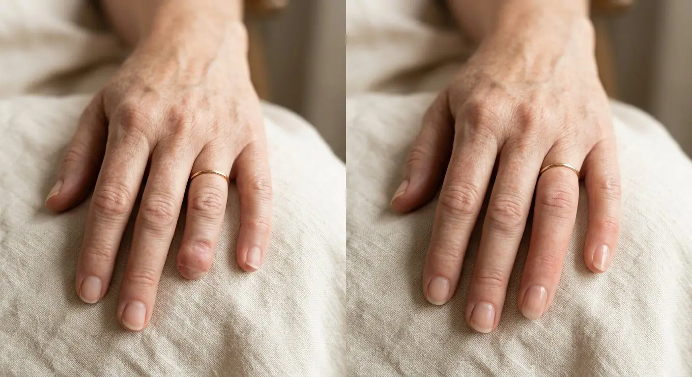 Custom silicone finger prosthesis for a patient in Abu Dhabi
